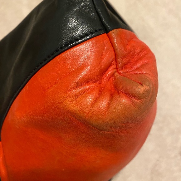 Stylish Black and Orange Women's Bag - Picture 3 of 7